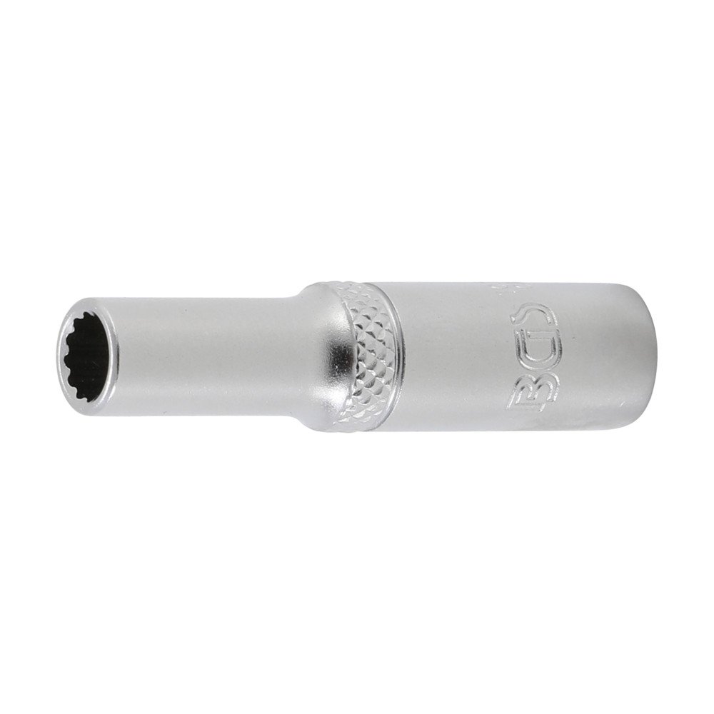 Chave de soquete longa de 1/4, 12 pontas 6 mm.